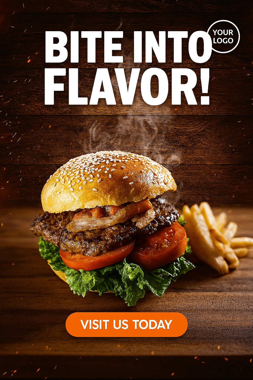 Professional restaurant social media content